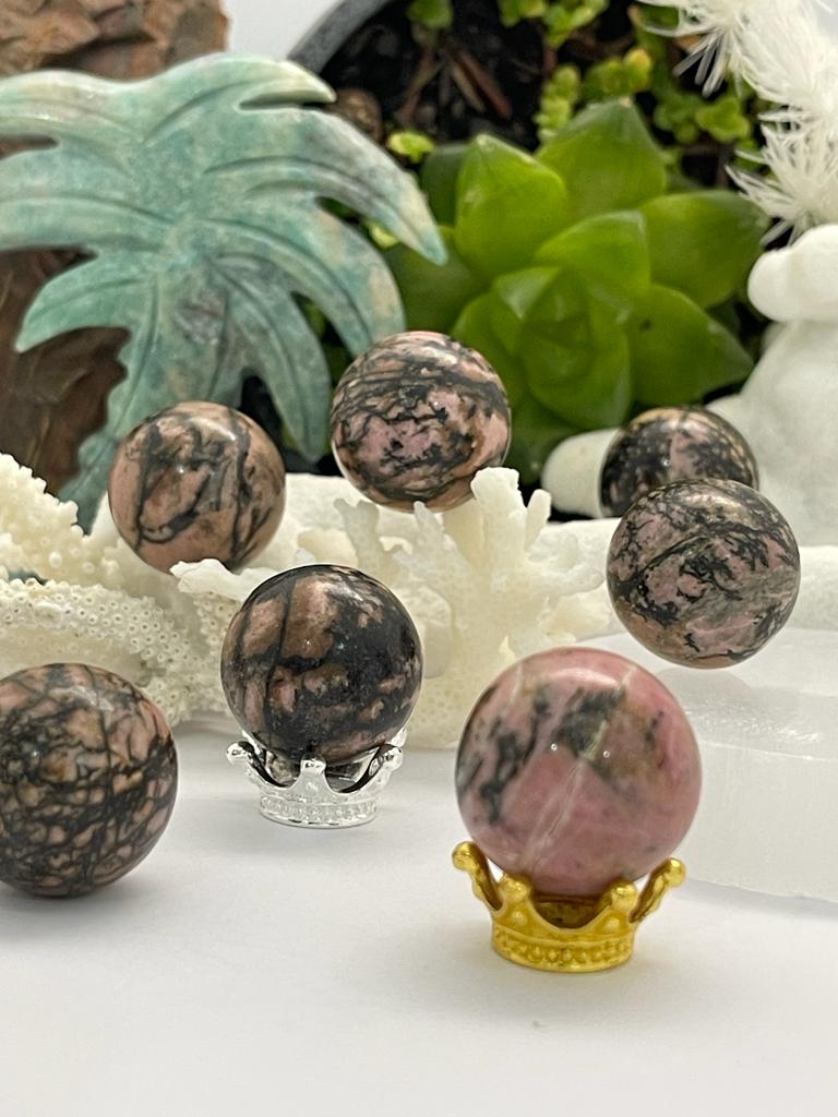 Rhodonite Sphere ~ Small