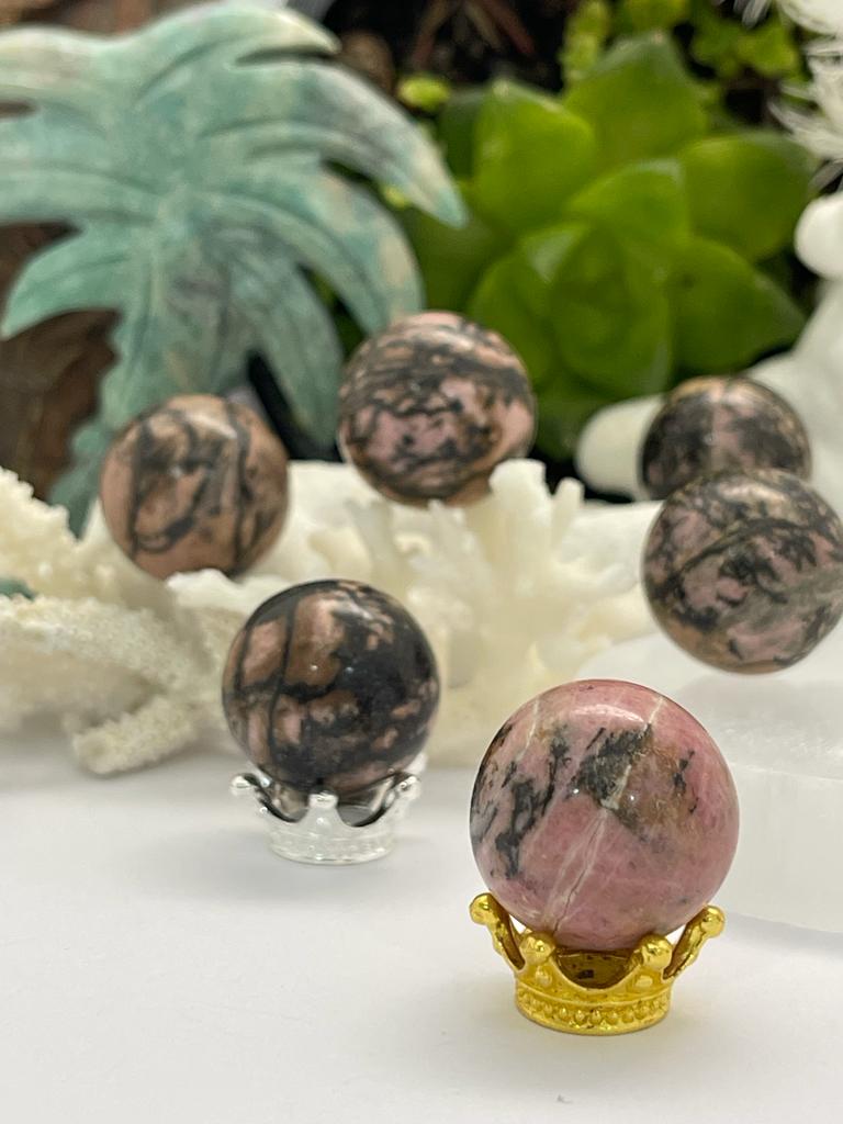 Rhodonite Sphere ~ Small