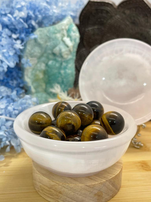 Pink Mangano Calcite ~ Bowls