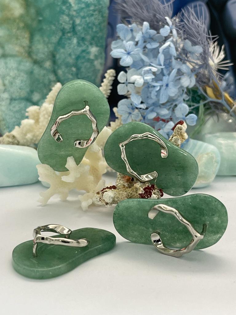 Green Aventurine Thong Carving