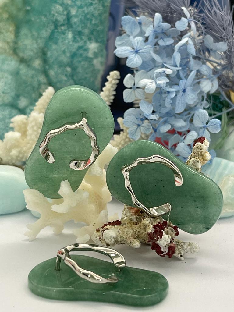 Green Aventurine Thong Carving