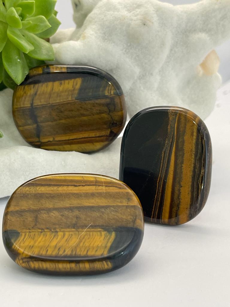 Brown Tigers Eye Worry Stones