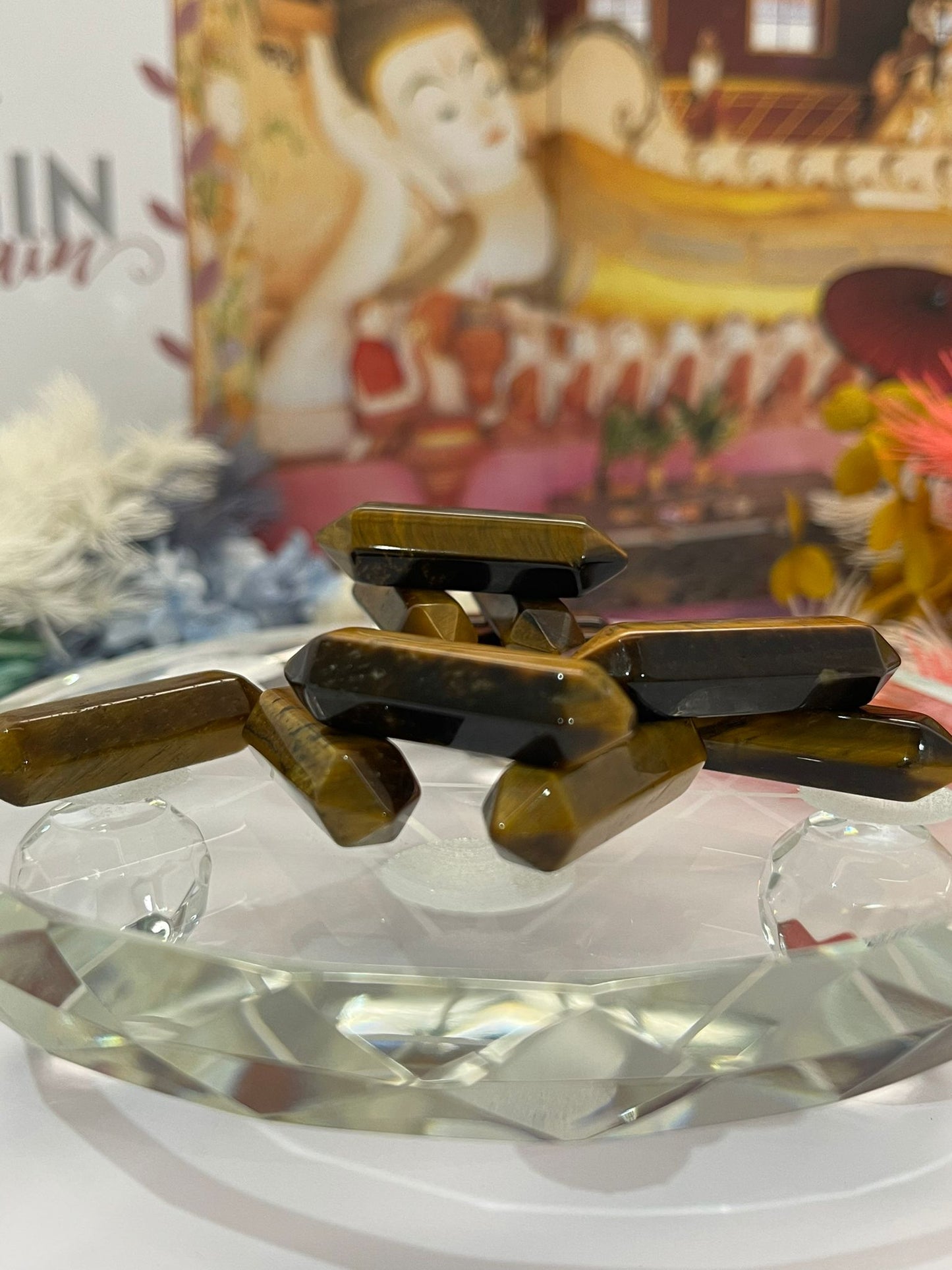 Brown Tigers Eye ~ Double Terminated Point