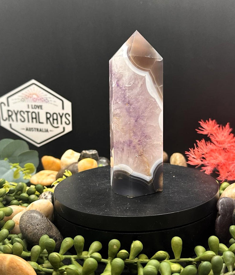 Amethyst Agate Tower