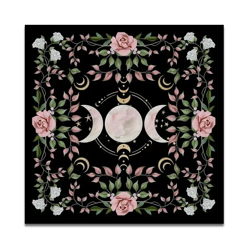 moon phase, rose