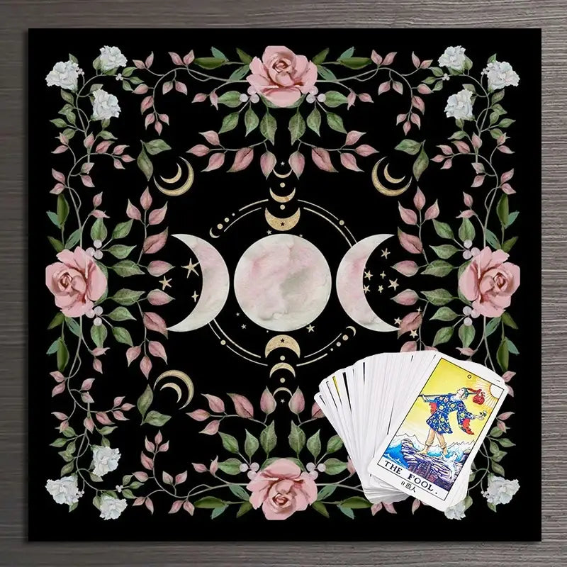 moon phase, rose