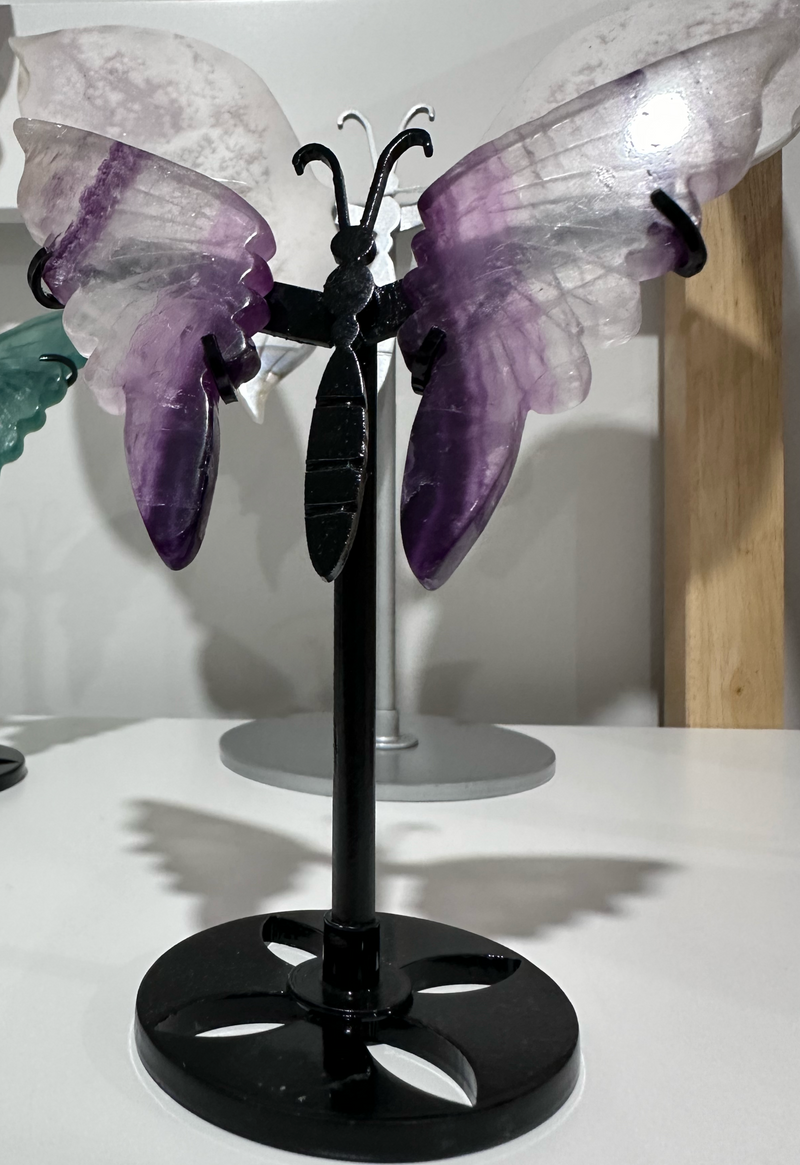 Fluorite Butterfly Wings (stand included)