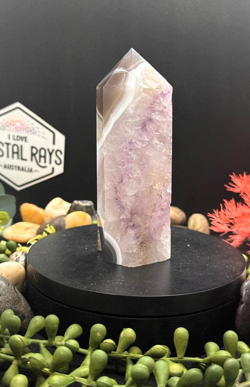 Amethyst Agate Tower