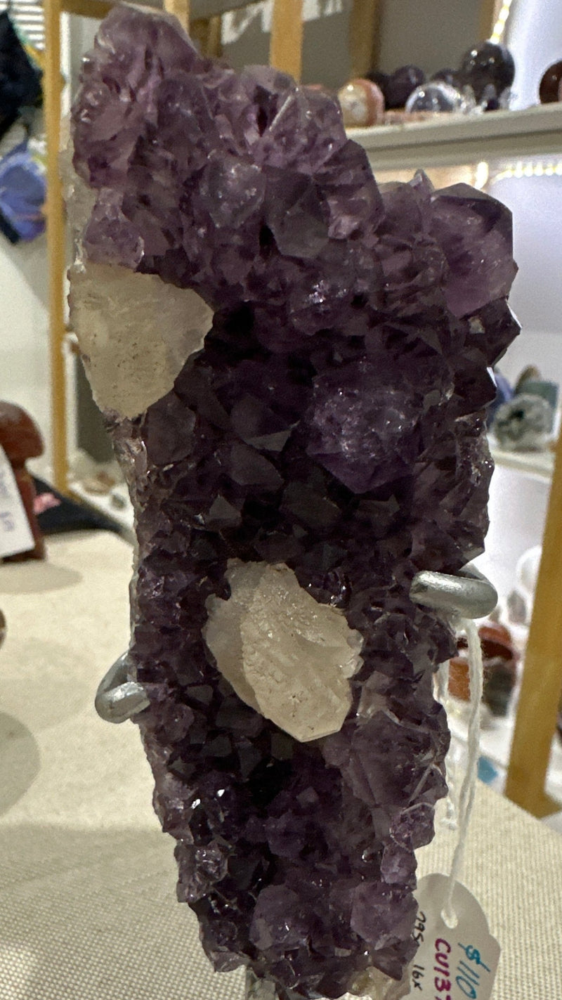 Amethyst Cluster + stand