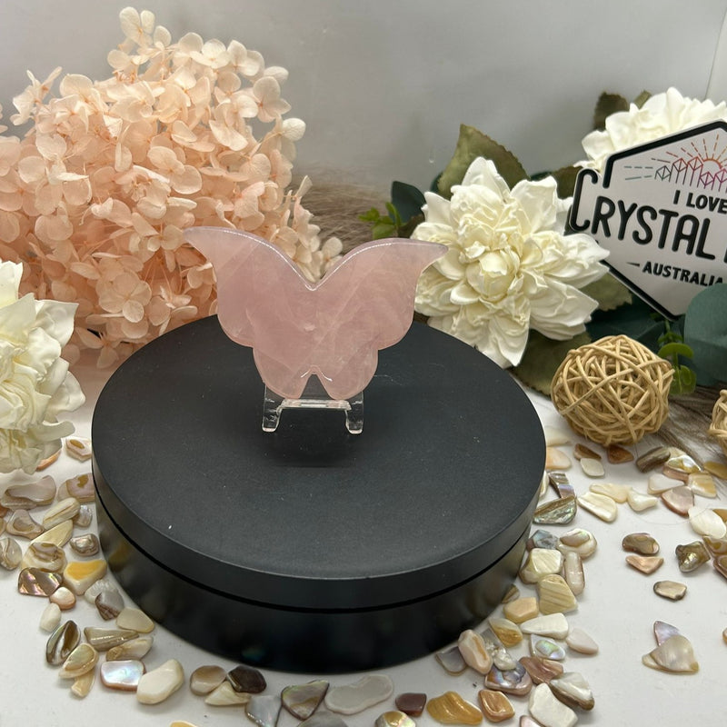 Rose Quartz Butterfly