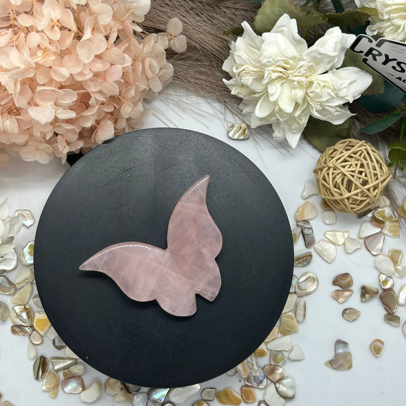 Rose Quartz Butterfly