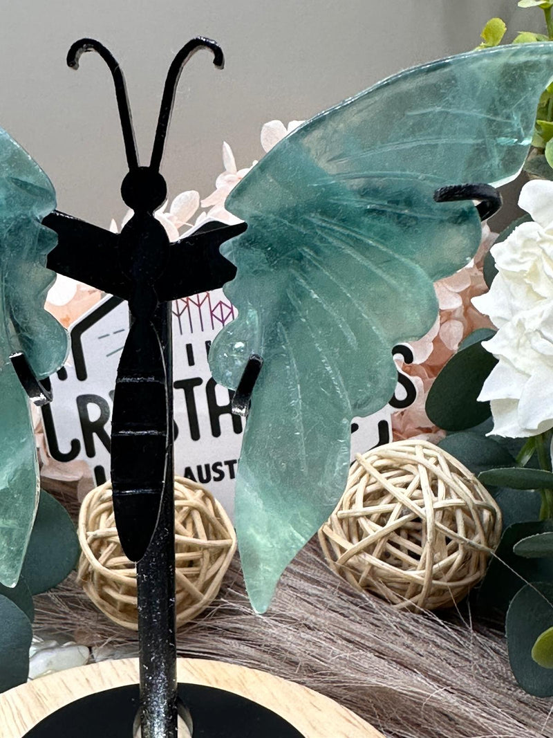 Fluorite Butterfly Wings (stand included)