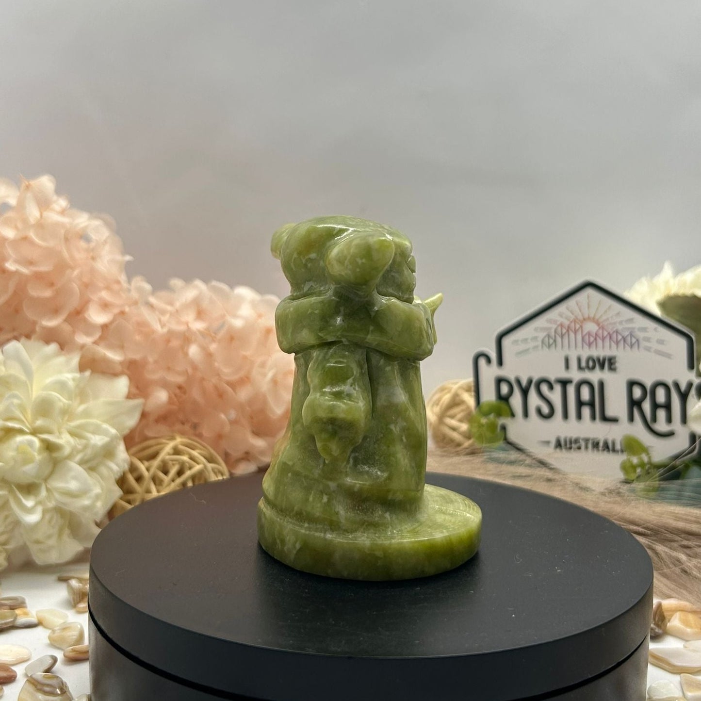 Serpentine YODA Carving 309g