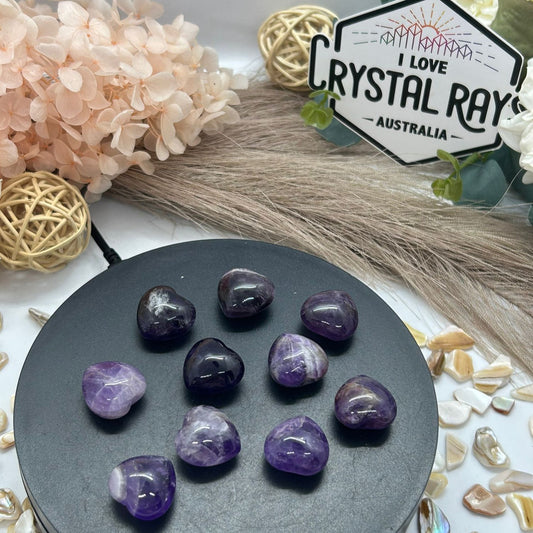 Dream Amethyst Hearts