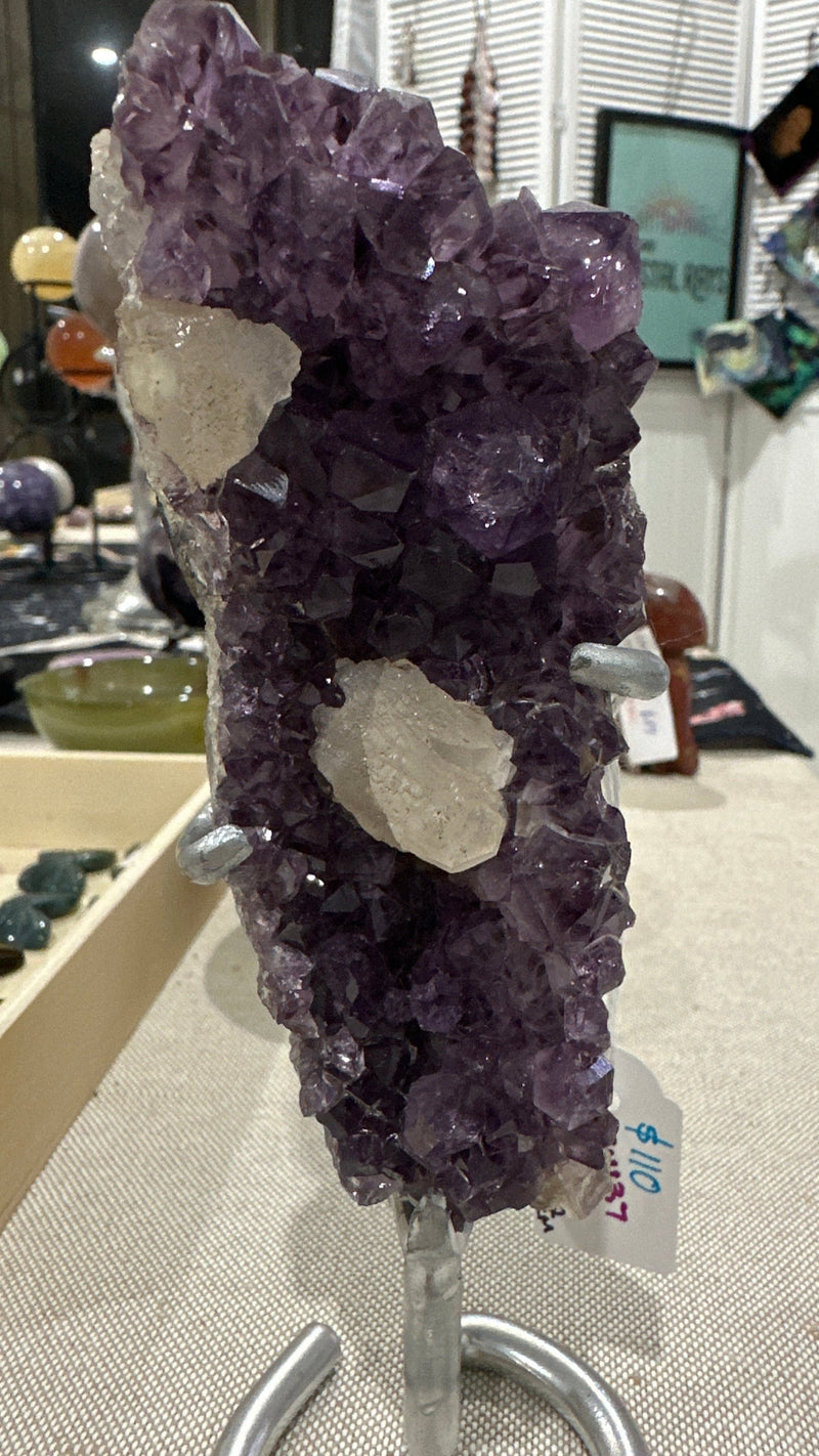 Amethyst Cluster + stand