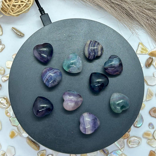 Fluorite Small Hearts 8g