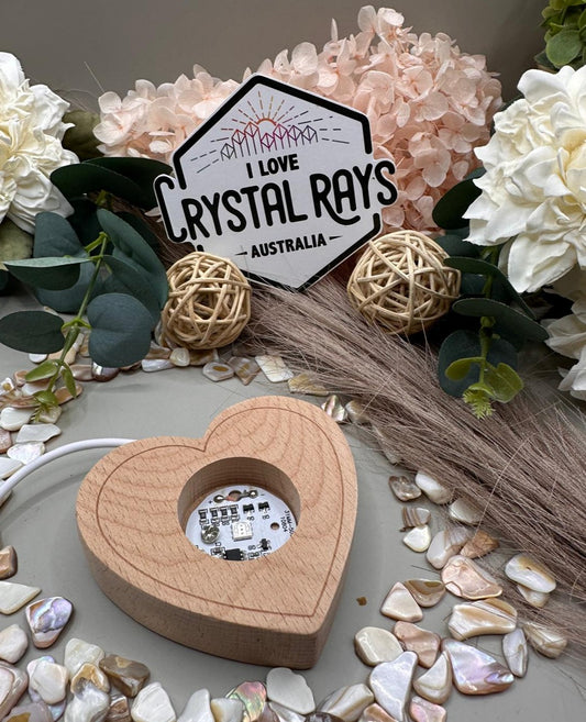 Sphere Stand ~ Heart shape LED Colour