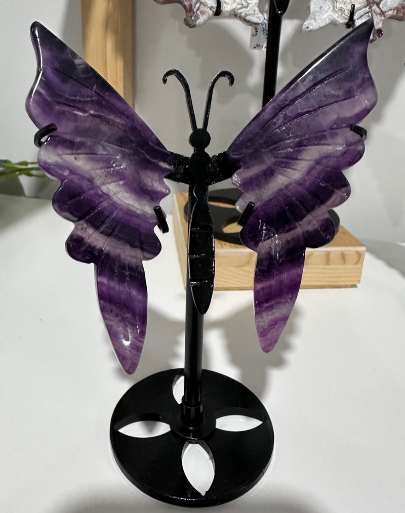 Fluorite Butterfly Wings (stand included)