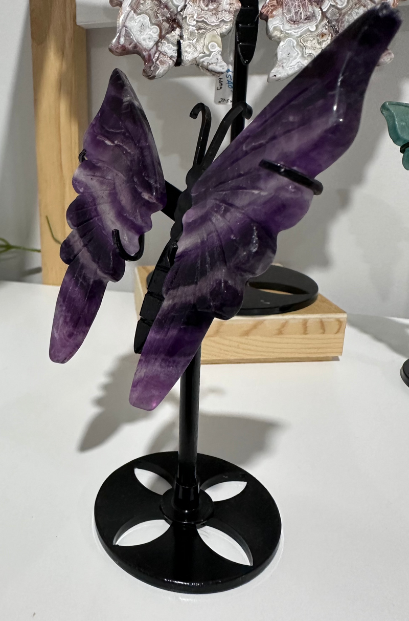 Fluorite Butterfly Wings (stand included)