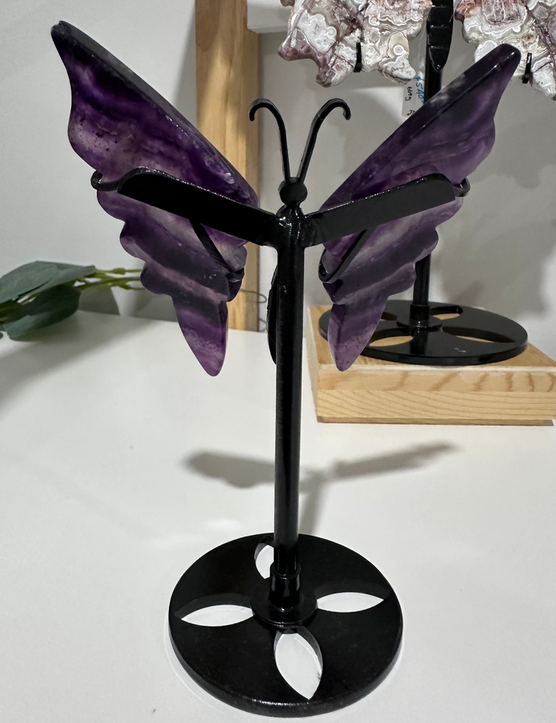 Fluorite Butterfly Wings (stand included)