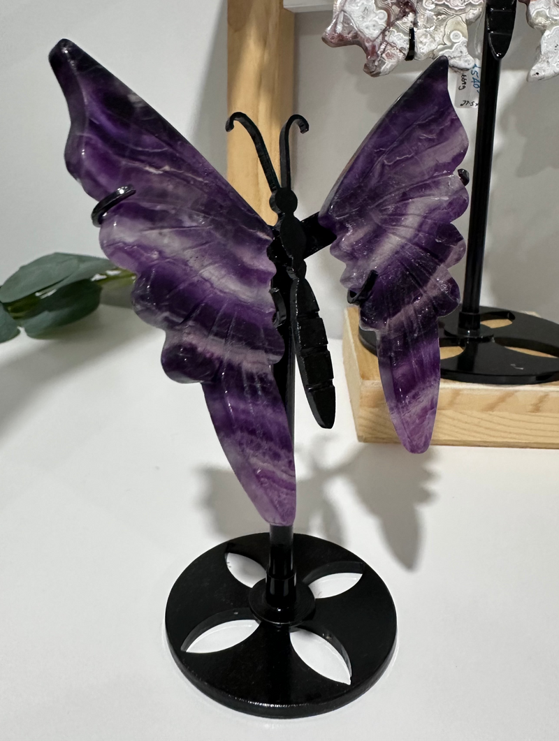 Fluorite Butterfly Wings (stand included)