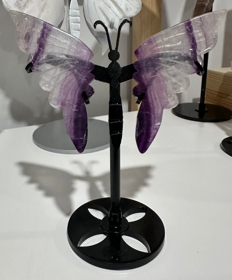 Fluorite Butterfly Wings (stand included)