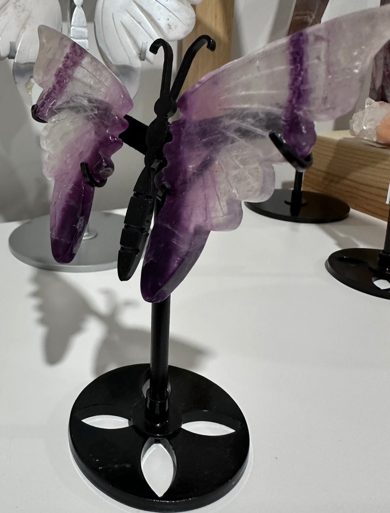 Fluorite Butterfly Wings (stand included)