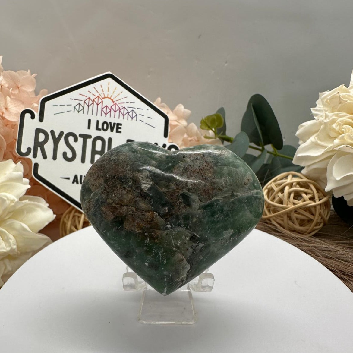 Nephrite Jade Heart