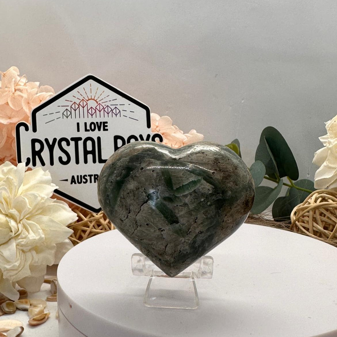 Nephrite Jade Heart