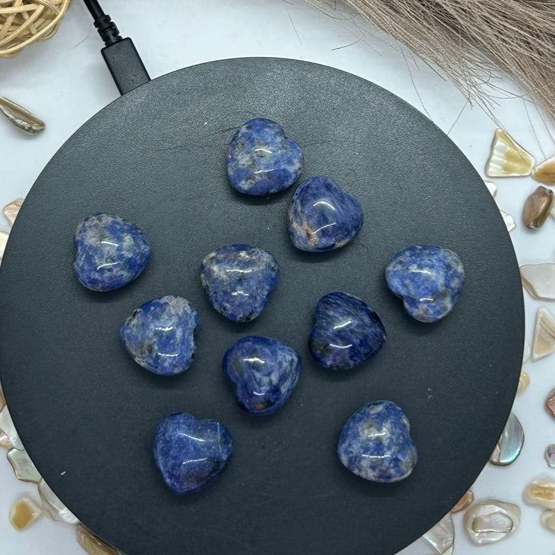 Lapis Lazuli Hearts ~ Small