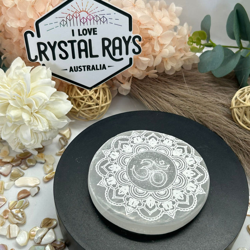 Selenite Charging Plate Variety