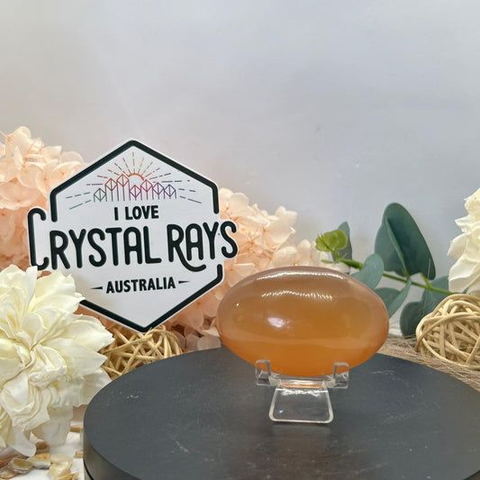Honey Calcite Palm