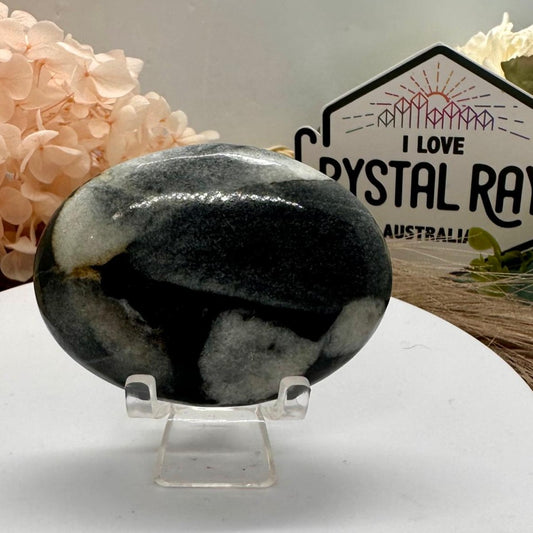 Shell Jasper Palm Stone