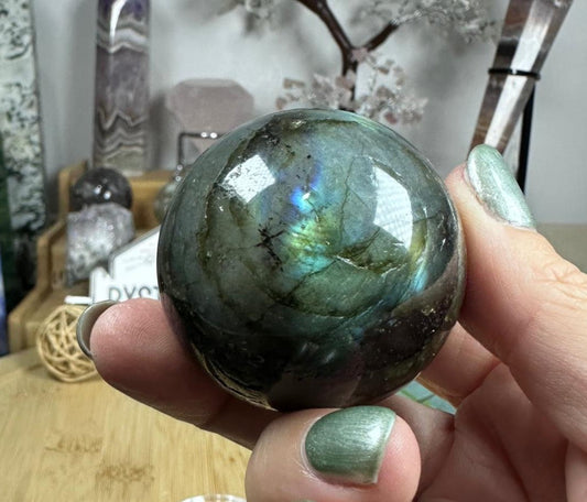 Labradorite sphere