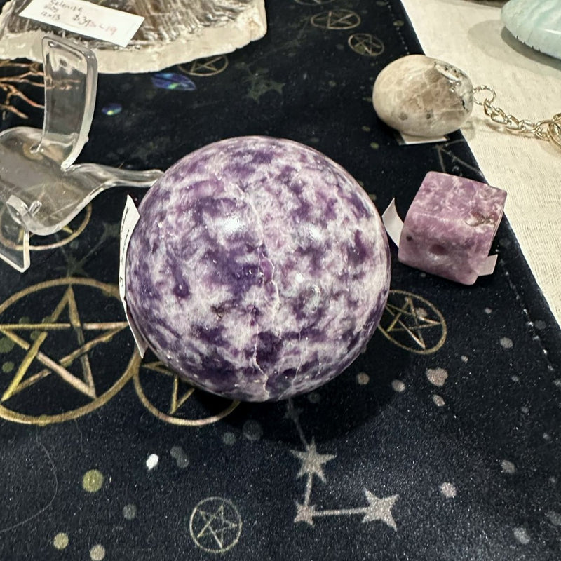 Lepidolite Sphere