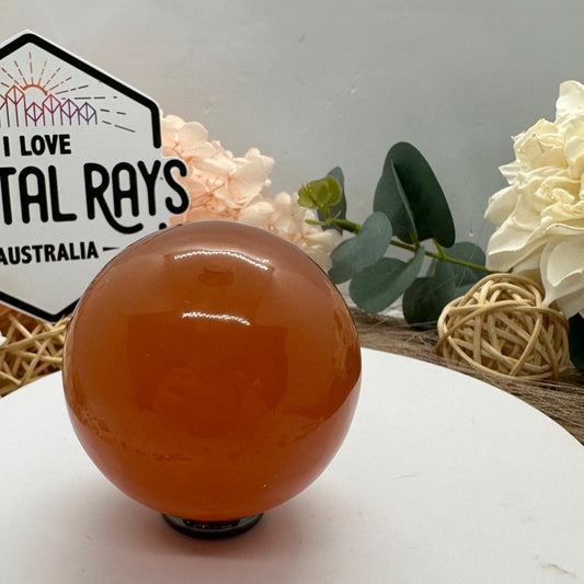Honey Calcite Sphere