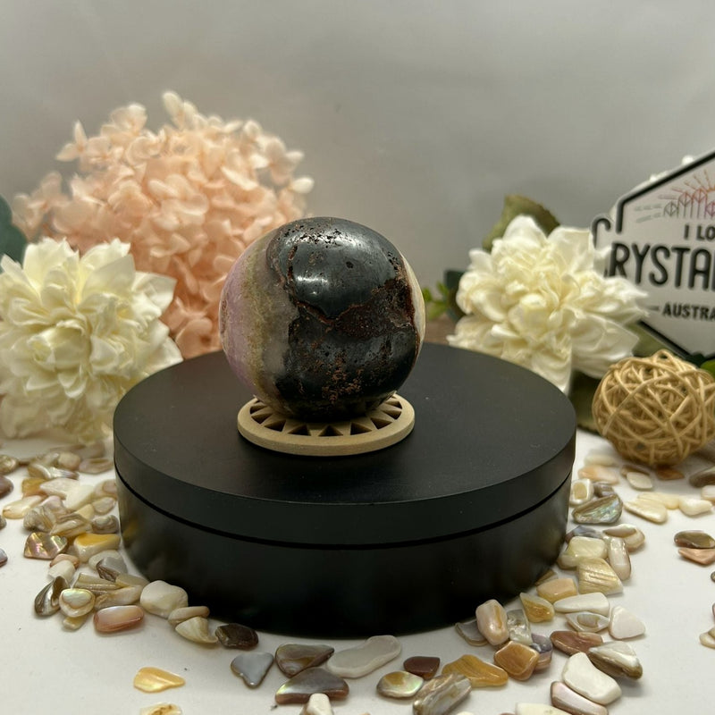 Pink Aragonite Sphere