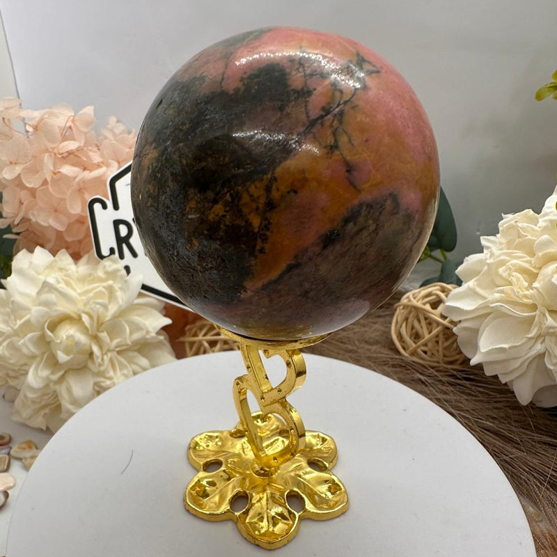 Rhodonite Sphere