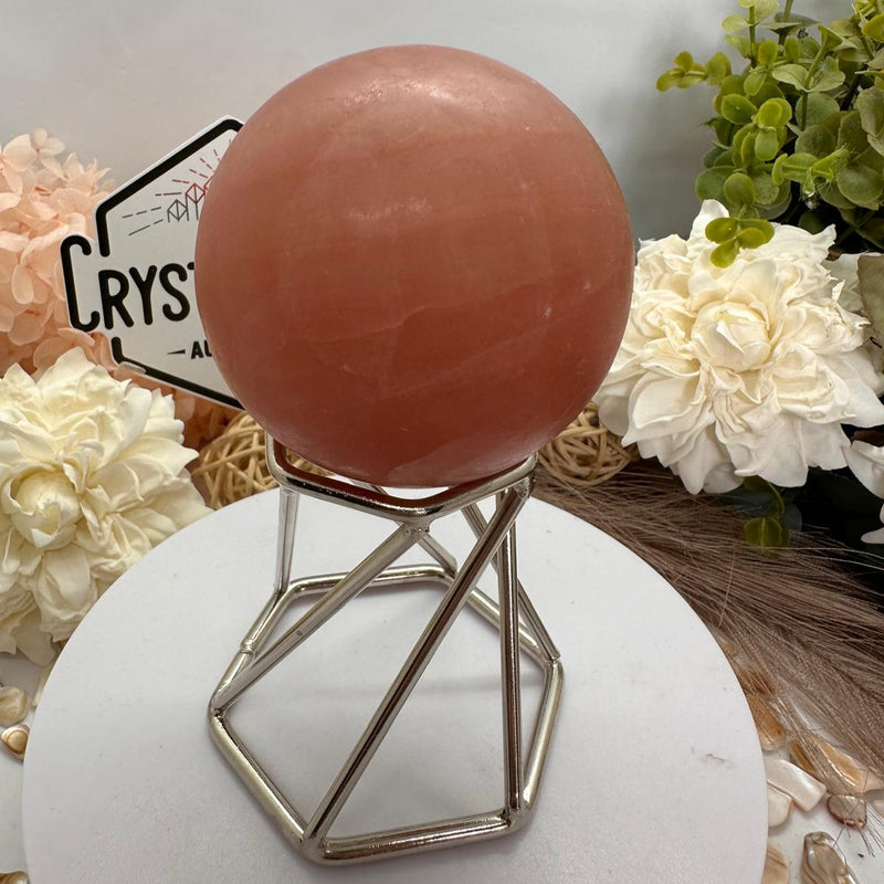 Rose Calcite Sphere