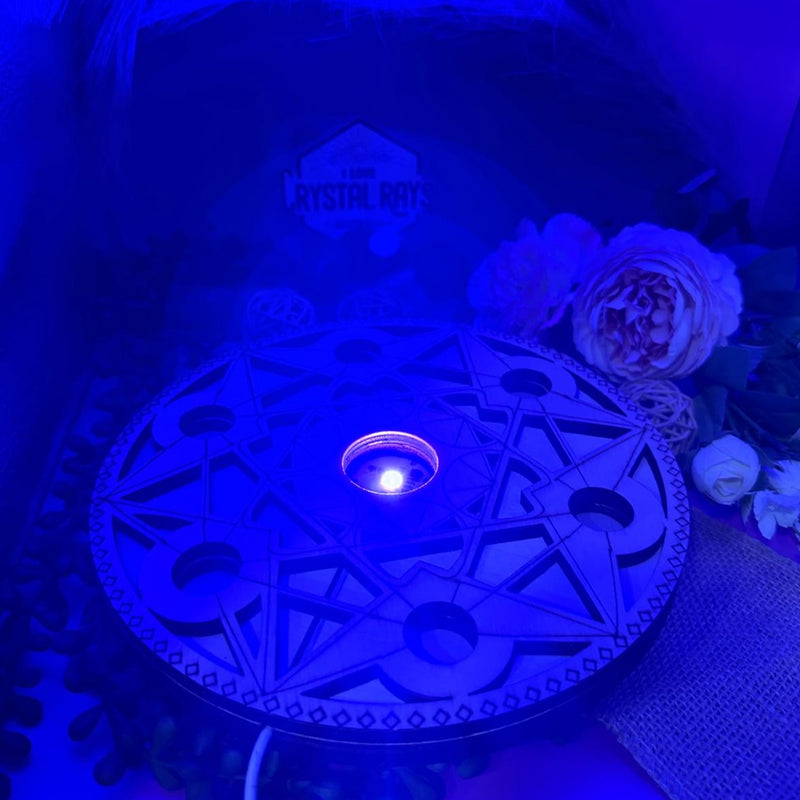 Circle sphere holder - Colour changing LED