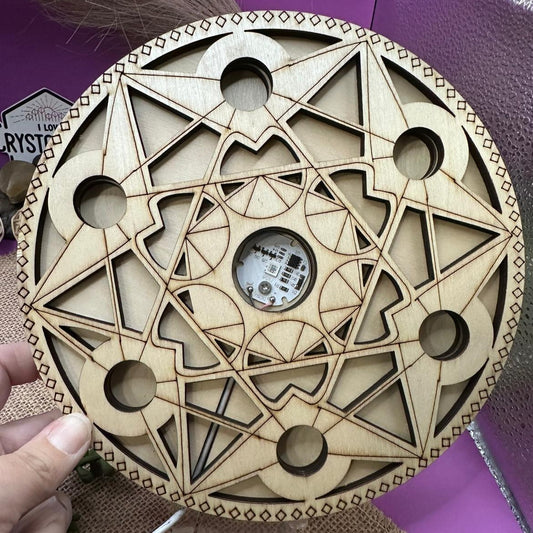 Circle sphere holder - Colour changing LED