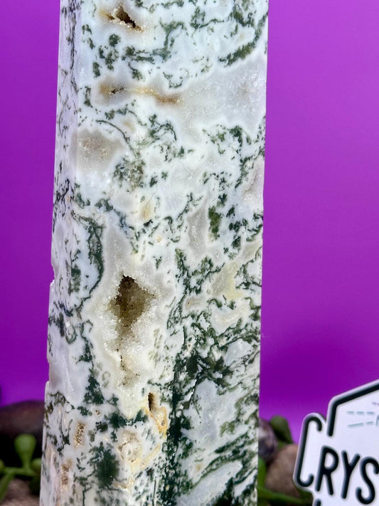 moss agate tower