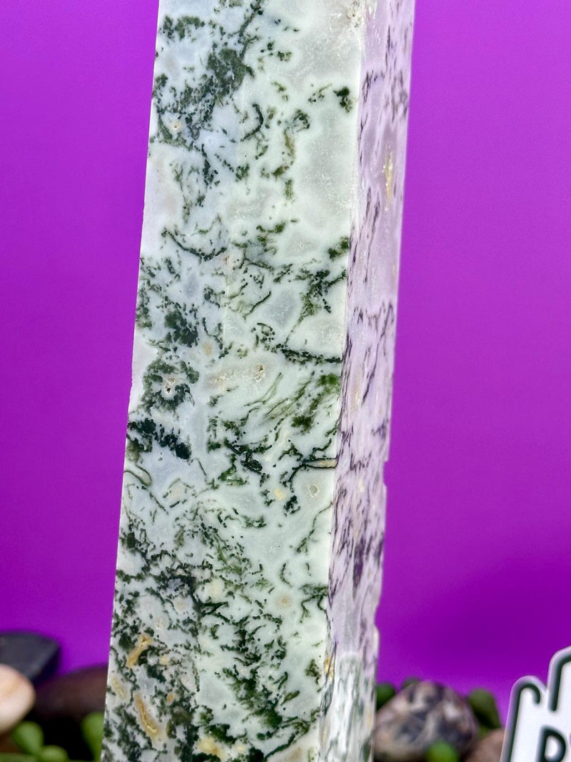 moss agate tower