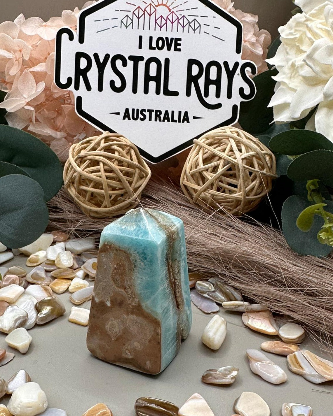 Blue Aragonite Tower