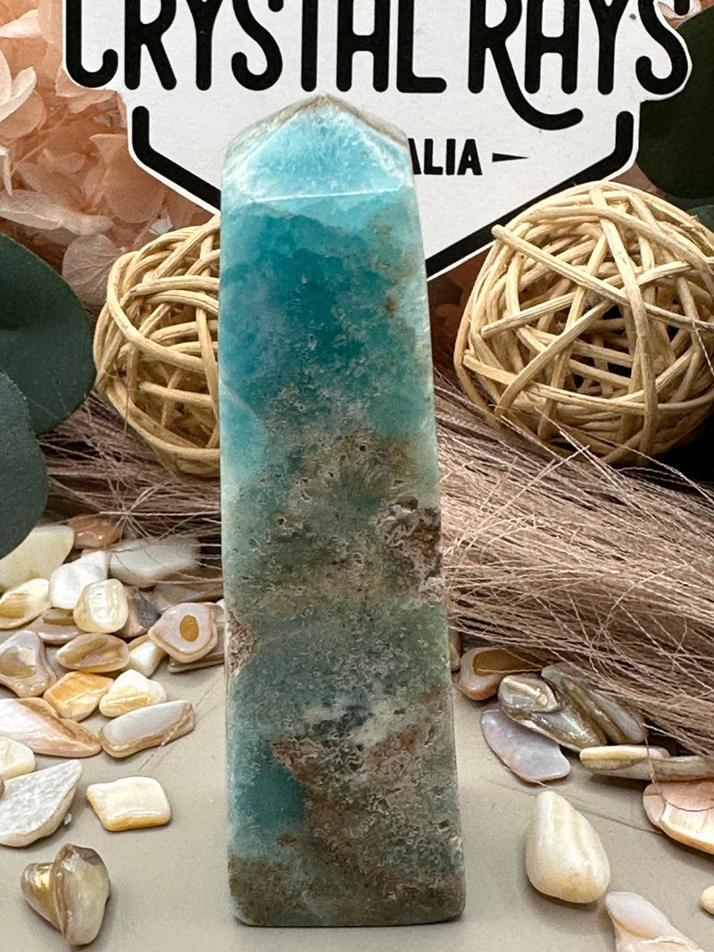 Blue Aragonite Tower