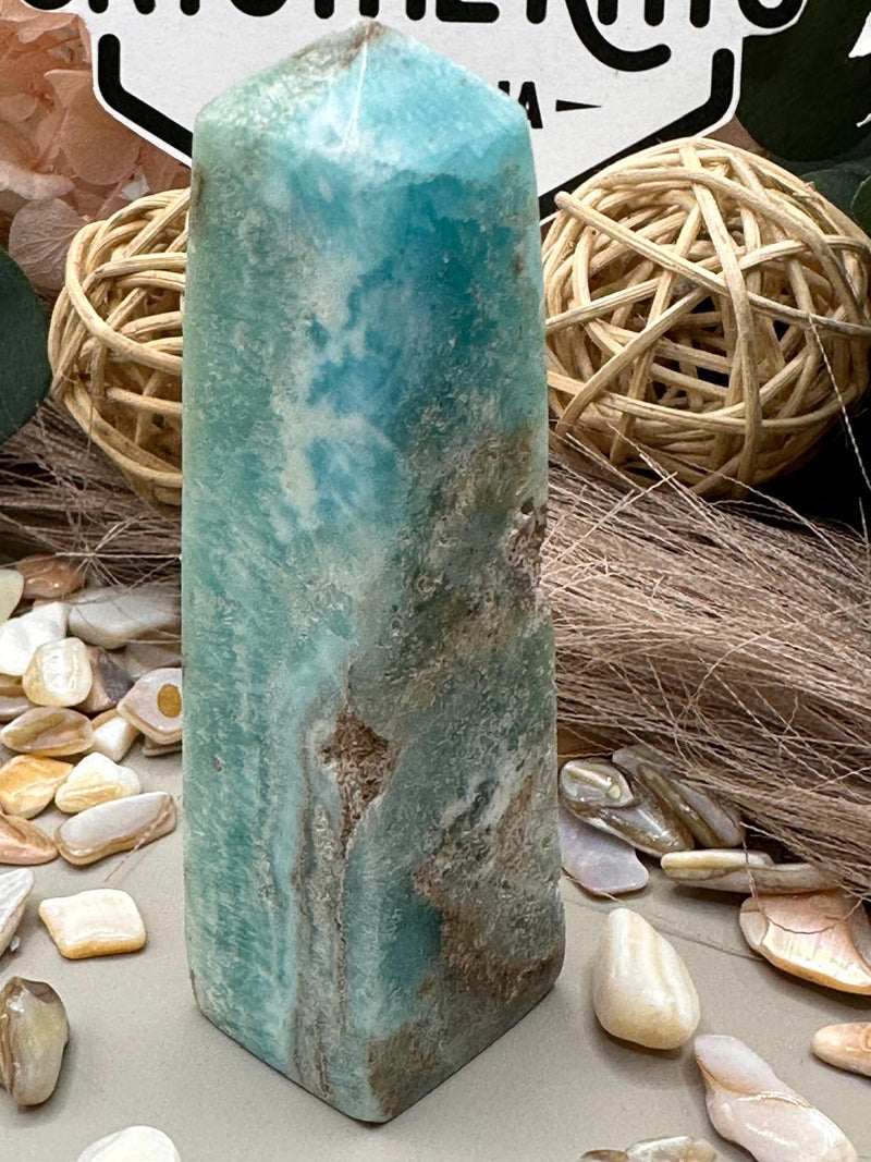 Blue Aragonite Tower