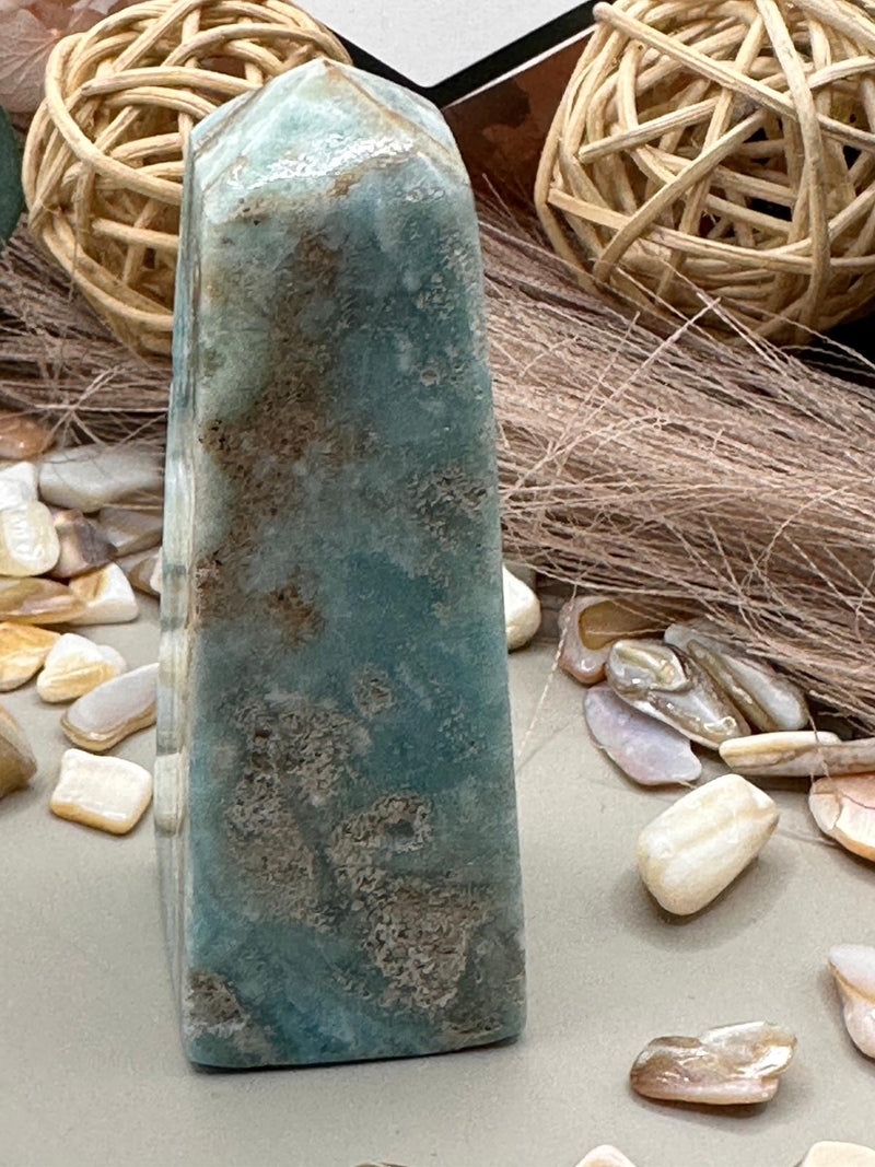 Blue Aragonite Tower