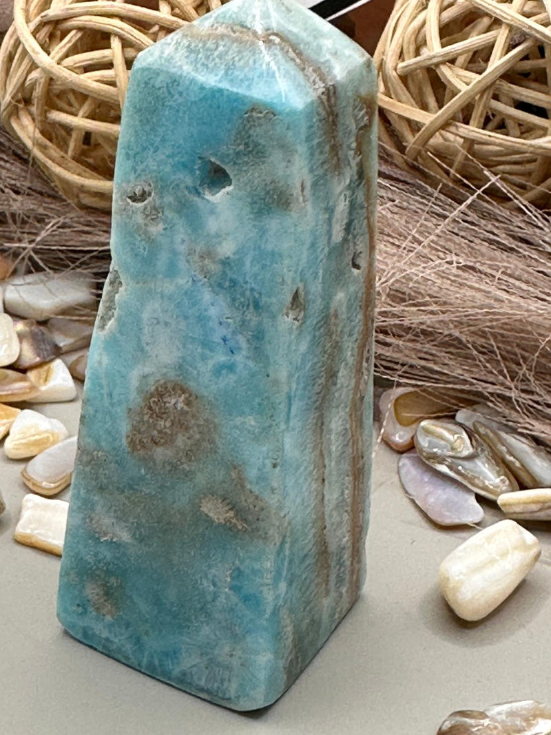 Blue Aragonite Tower