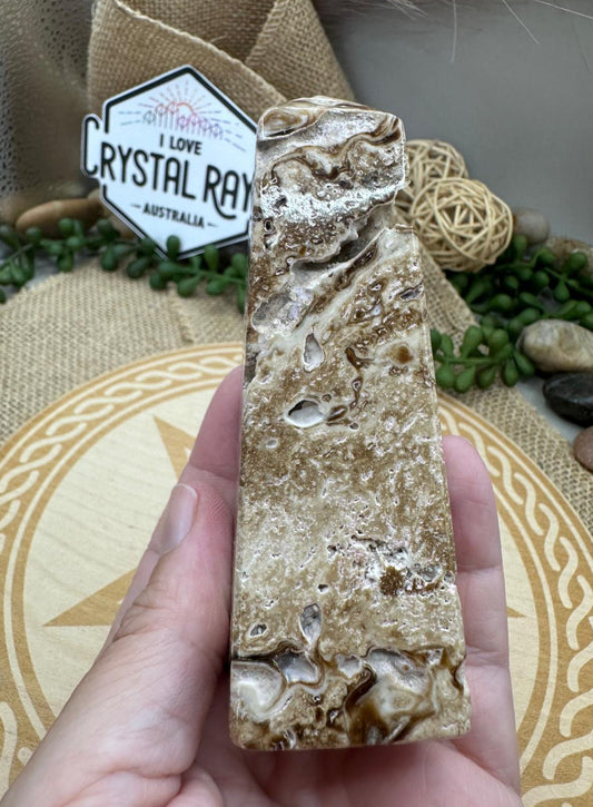 Chocolate Calcite Tower