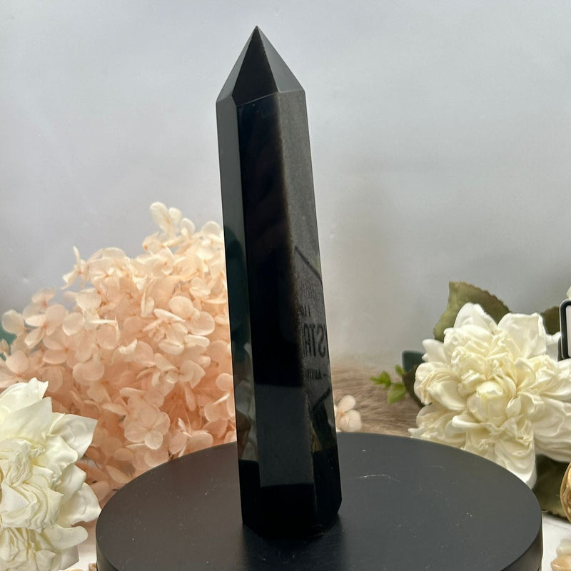 Silver Obsidian Tower 186g